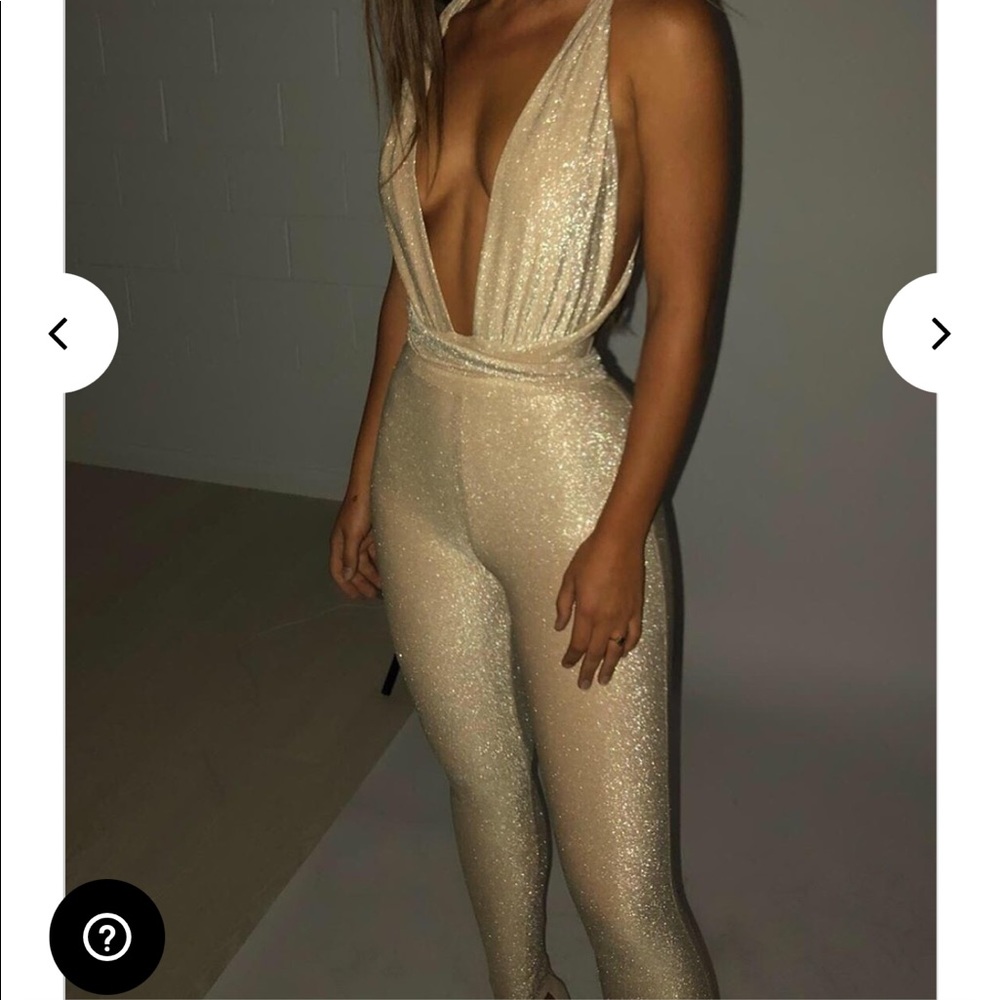 Gold Jump Suit